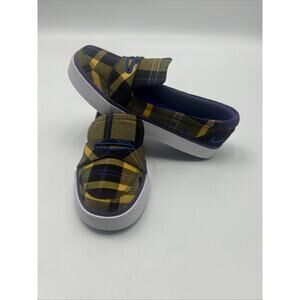 Nike 6.0 Balsa Loafer SB 386616-741 Slip-On Plaid Skateboard Shoes Size 5.5